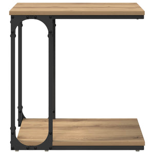 Τραπεζάκι Πλευράς με ράφι Artisan Oak 50 x 35 x 52 cm - Pakobazaar