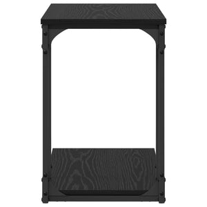 Τραπεζάκι Πλευράς Μαύρη Οξυά 50 x 35 x 52 cm Επεξεργασμένο ξύλο - Pakobazaar