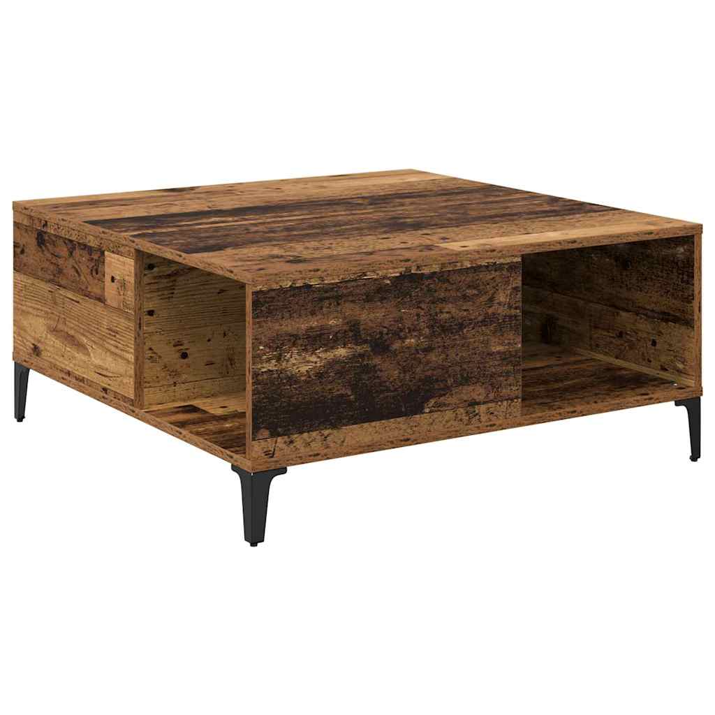 Τραπεζάκι σαλονιού Παλιό Ξύλο 80 x 80 x 36,5 εκ - Pakobazaar