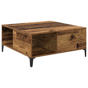 Τραπεζάκι σαλονιού Παλιό Ξύλο 80 x 80 x 36,5 εκ - Pakobazaar