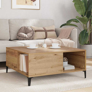 Τραπεζάκι σαλονιού Artisan Oak 80 x 80 x 36,5 εκ - Pakobazaar