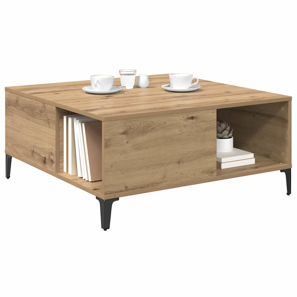 Τραπεζάκι σαλονιού Artisan Oak 80 x 80 x 36,5 εκ - Pakobazaar