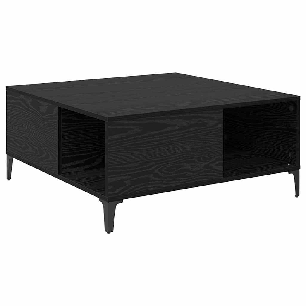 Τραπεζάκι σαλονιού Μαύρη Οξυά 80 x 80 x 36,5 εκ - Pakobazaar
