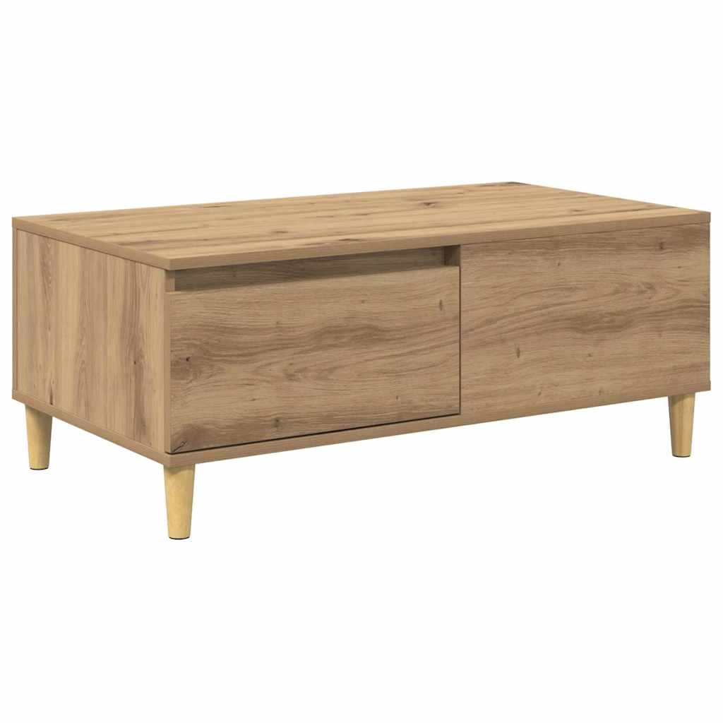 Τραπεζάκι σαλονιού με συρτάρι Artisan Oak 90 x 50 x 35 cm - Pakobazaar