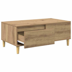 Τραπεζάκι σαλονιού με συρτάρι Artisan Oak 90 x 50 x 35 cm - Pakobazaar