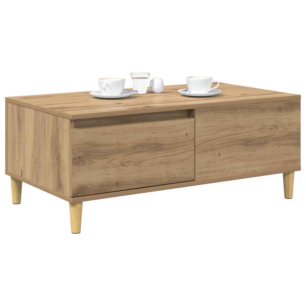 Τραπεζάκι σαλονιού με συρτάρι Artisan Oak 90 x 50 x 35 cm - Pakobazaar