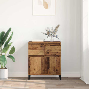 Πλαϊνό γραφείο με συρτάρι Παλιό Ξύλο 60 x 35 x 70 cm
