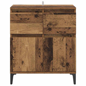 Πλαϊνό γραφείο με συρτάρι Παλιό Ξύλο 60 x 35 x 70 cm