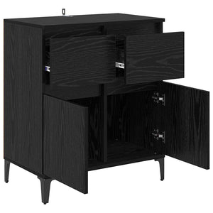 Πλαϊνό γραφείο με συρτάρι Μαύρη Οξυά 60 x 35 x 70 cm