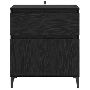 Πλαϊνό γραφείο με συρτάρι Μαύρη Οξυά 60 x 35 x 70 cm