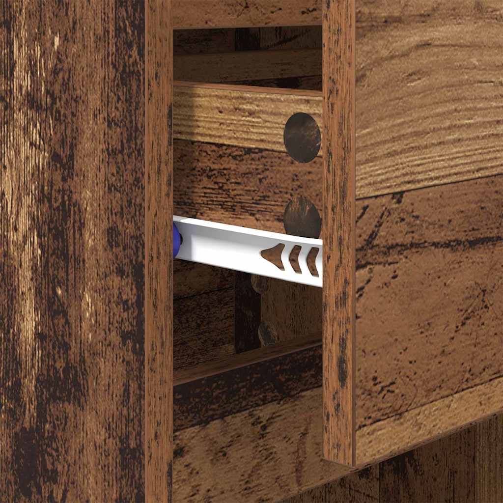 Κομοδίνο Παλιό ξύλο 40 x 35 x 70 εκ. Επεξεργασμένο ξύλο