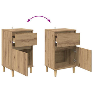 Κομοδίνο Artisan Oak 40 x 35 x 70 εκ. Επεξεργασμένο Ξύλο