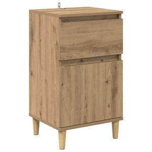 Κομοδίνο 2 pcs Artisan Oak 40 x 35 x 70 εκ. Επεξεργασμένο ξύλο - Pakobazaar