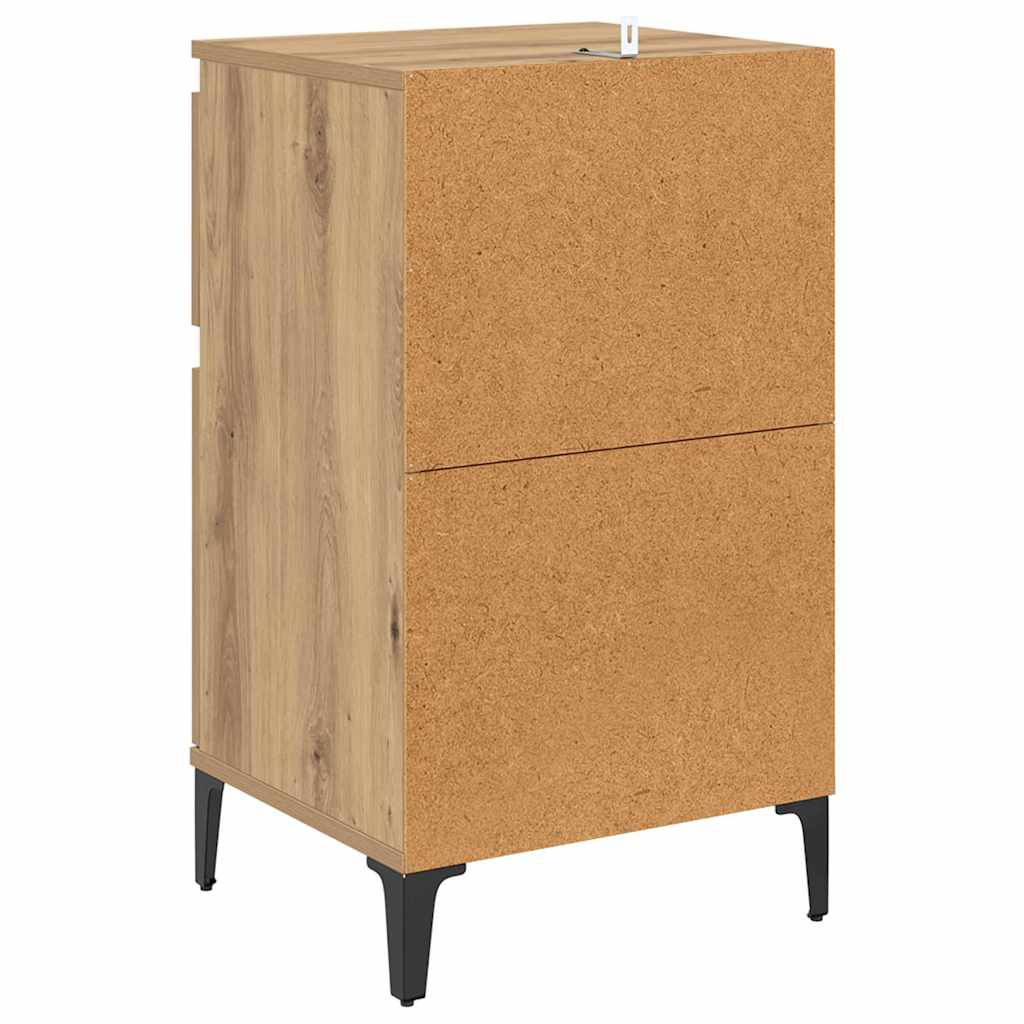 Κομοδίνο Artisan Oak 40 x 35 x 70 εκ. Επεξεργασμένο ξύλο - Pakobazaar