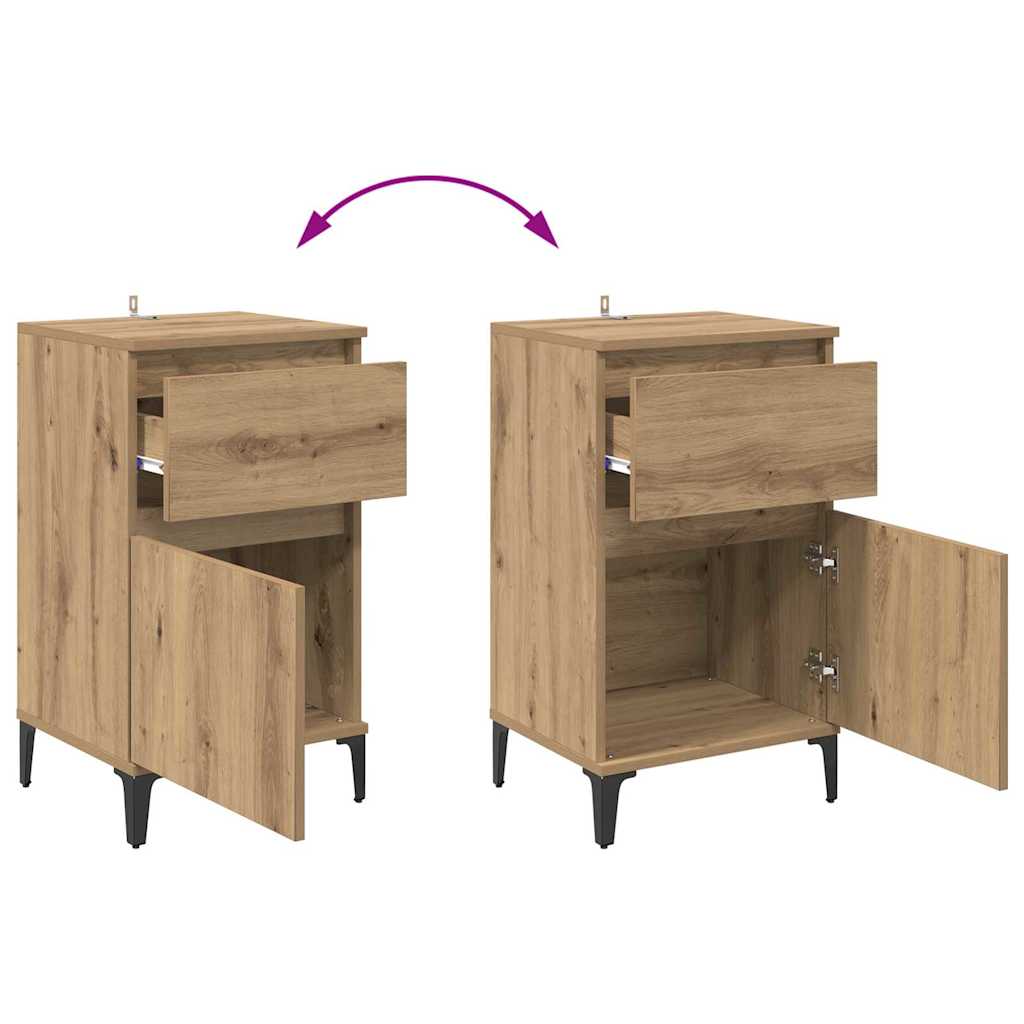 Κομοδίνο Artisan Oak 40 x 35 x 70 εκ. Επεξεργασμένο ξύλο - Pakobazaar