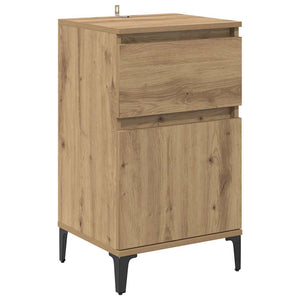 Κομοδίνο 2 pcs Artisan Oak 40 x 35 x 70 εκ. Επεξεργασμένο ξύλο - Pakobazaar