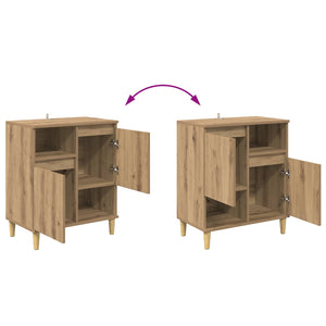 Πλαϊνό γραφείο artisan δρυς 35 x 60 x 70 εκ Επεξεργασμένο ξύλο - Pakobazaar