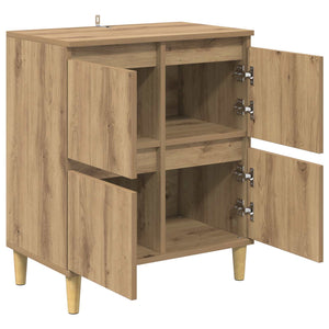 Πλαϊνό γραφείο Artisan Oak 60 x 35 x 70 cm Επεξεργασμένο ξύλο - Pakobazaar