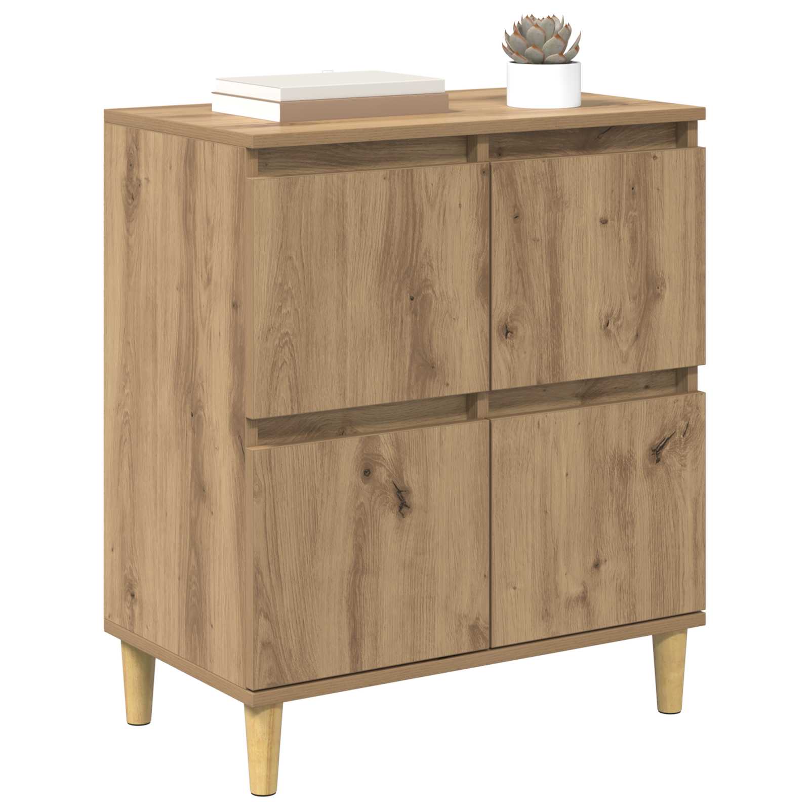 Πλαϊνό γραφείο Artisan Oak 60 x 35 x 70 cm Επεξεργασμένο ξύλο - Pakobazaar