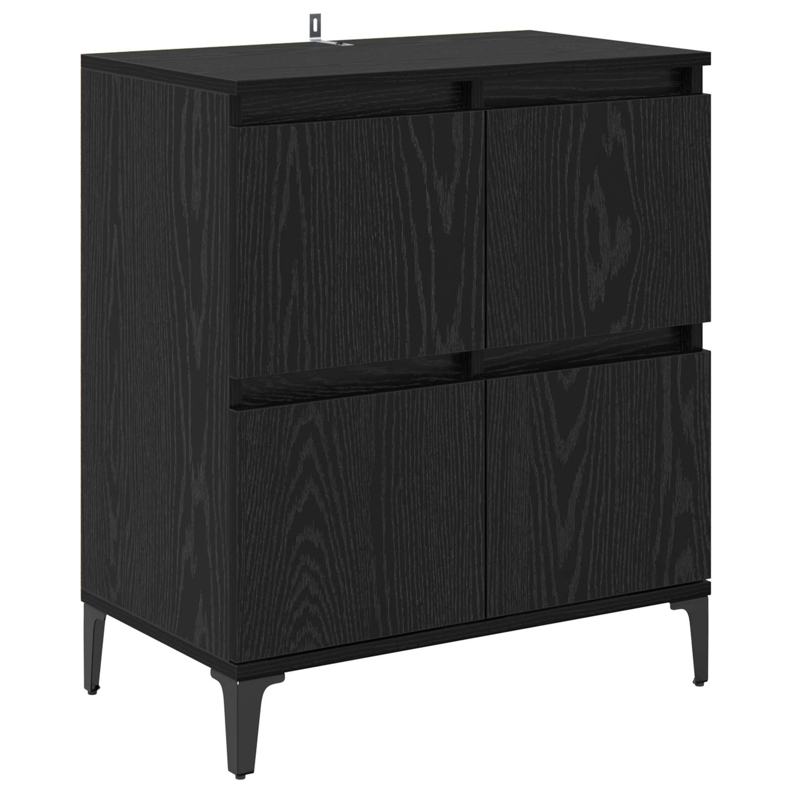 Πλαϊνό γραφείο Μαύρη Οξυά 60 x 35 x 70 cm - Pakobazaar