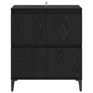 Πλαϊνό γραφείο Μαύρη Οξυά 60 x 35 x 70 cm - Pakobazaar