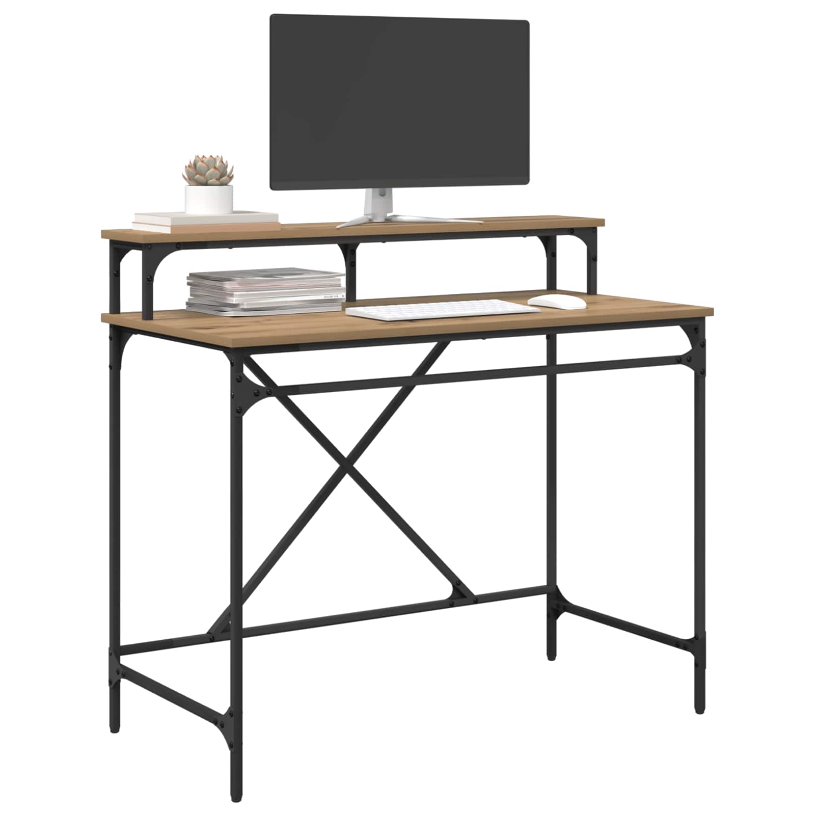 Γραφείο Artisan Oak 100 x 50 x 90 cm Επεξεργασμένο ξύλο - Pakobazaar