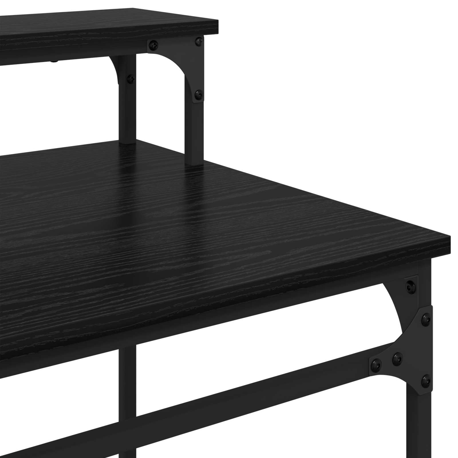 Γραφείο Μαύρη Οξυά 80 x 50 x 90 cm Επεξεργασμένο ξύλο - Pakobazaar