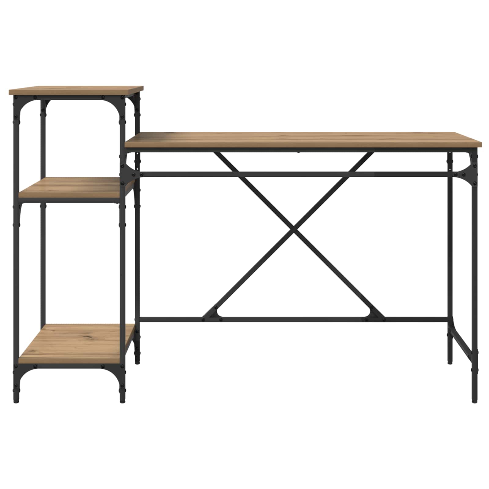 Γραφείο Artisan Oak 135 x 50 x 90 cm Επεξεργασμένο ξύλο - Pakobazaar