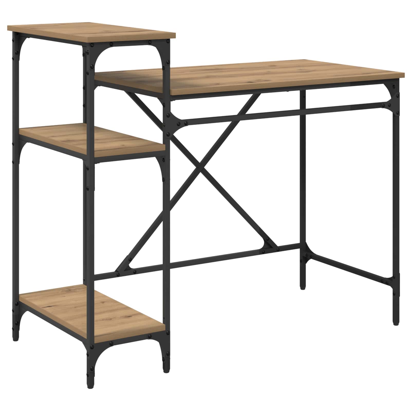 Γραφείο Artisan Oak 105 x 50 x 90 cm Επεξεργασμένο ξύλο - Pakobazaar