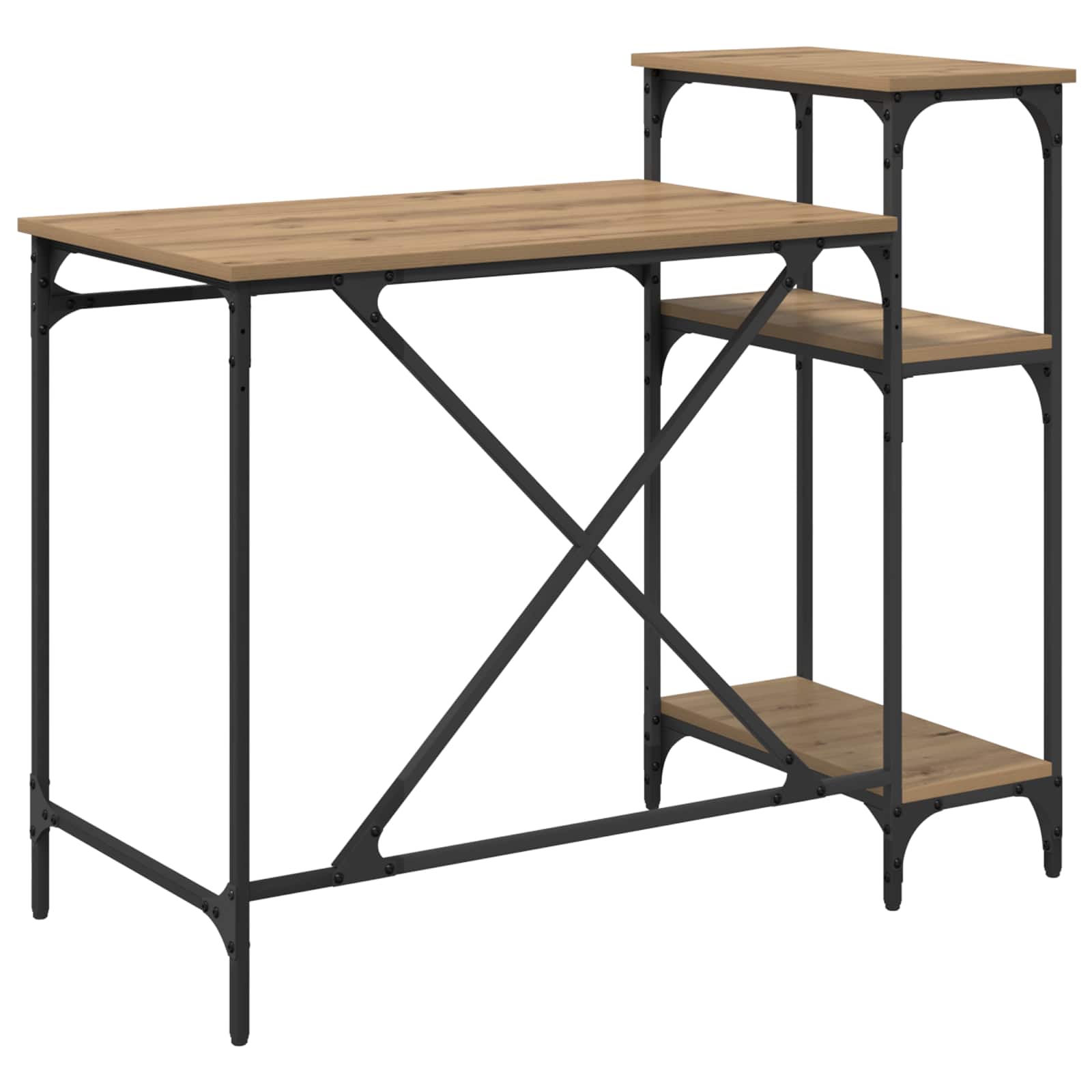 Γραφείο Artisan Oak 105 x 50 x 90 cm Επεξεργασμένο ξύλο - Pakobazaar