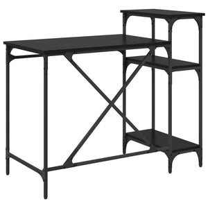 Γραφείο Μαύρη Οξυά 105 x 50 x 90 cm Επεξεργασμένο ξύλο - Pakobazaar