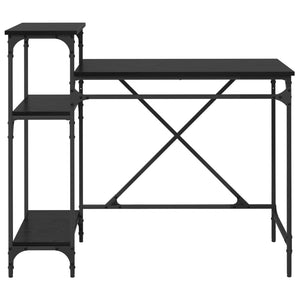 Γραφείο Μαύρη Οξυά 105 x 50 x 90 cm Επεξεργασμένο ξύλο - Pakobazaar