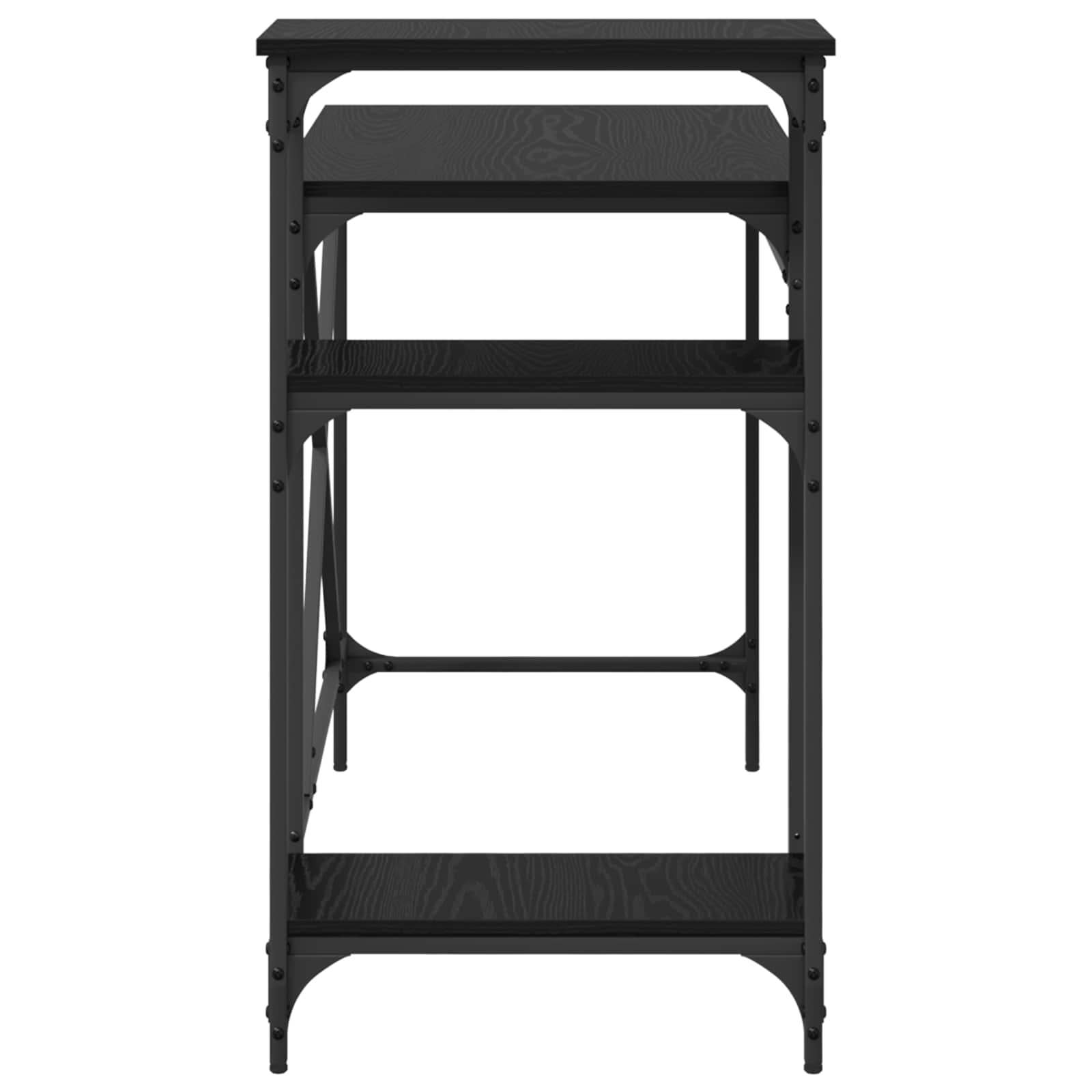 Γραφείο Μαύρη Οξυά 105 x 50 x 90 cm Επεξεργασμένο ξύλο - Pakobazaar