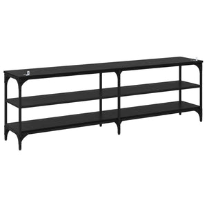 Ντουλάπι TV Μαύρη Οξυά 160 x 30 x 50 εκ - Pakobazaar
