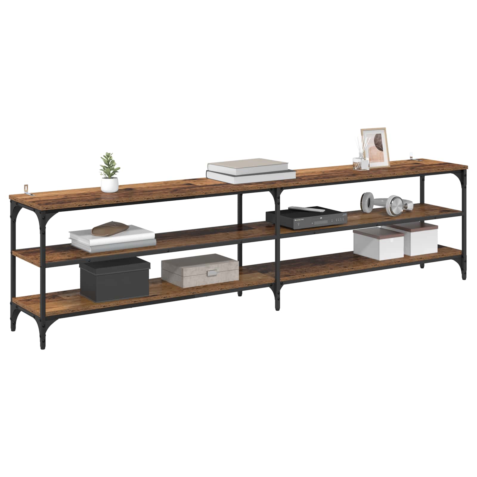 Ντουλάπι TV Παλιό Ξύλο 200 x 30 x 50 cm - Pakobazaar