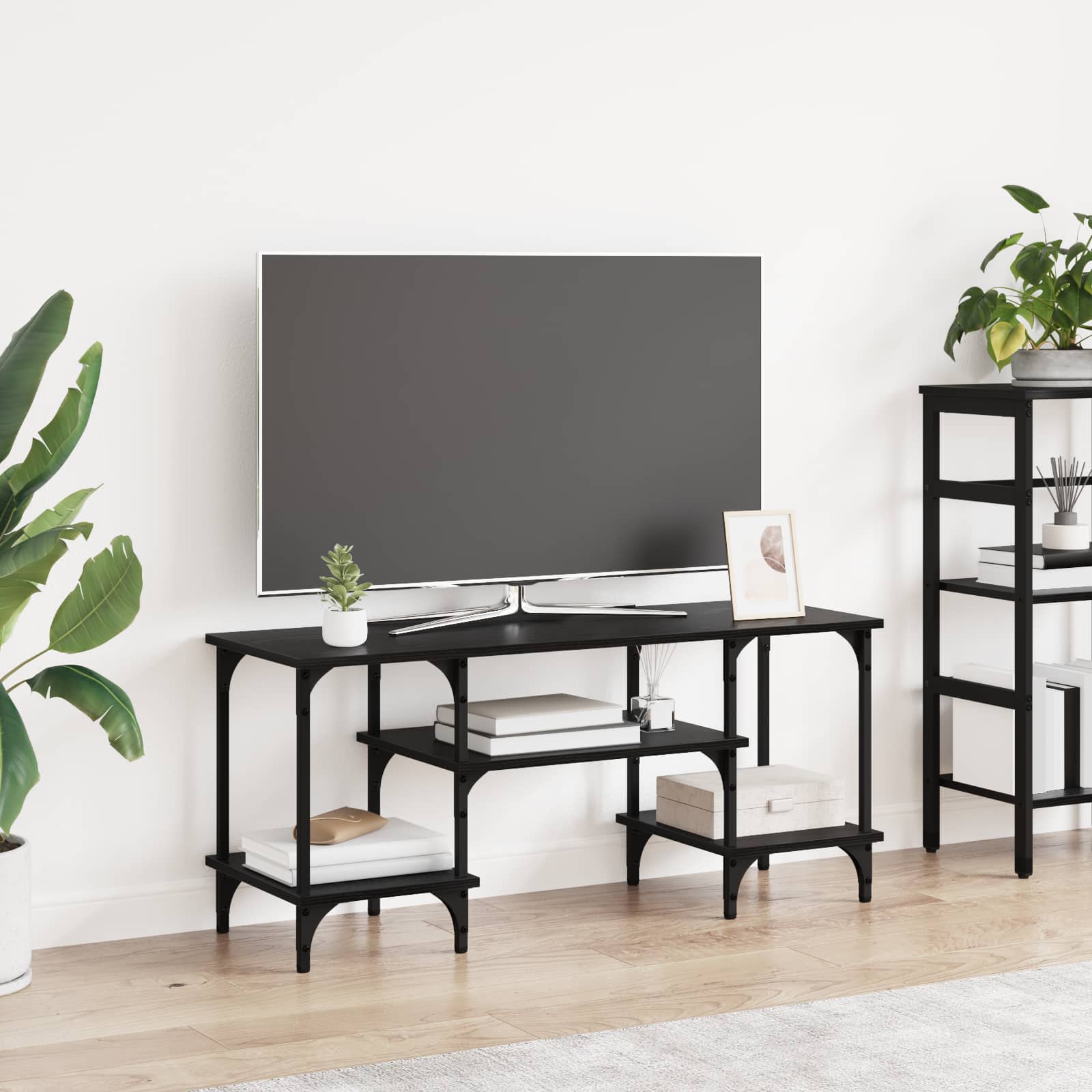 Ντουλάπι TV Μαύρη Οξυά 102 x 35 x 45,5 εκ - Pakobazaar