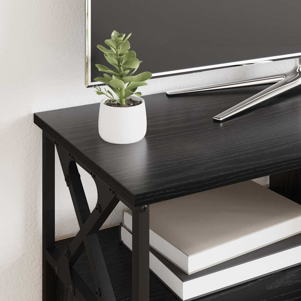 Ντουλάπι TV με συρτάρι Μαύρη Οξυά 90 x 33 x 45 εκ - Pakobazaar