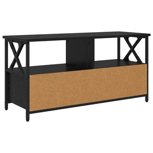 Ντουλάπι TV με συρτάρι Μαύρη Οξυά 90 x 33 x 45 εκ - Pakobazaar