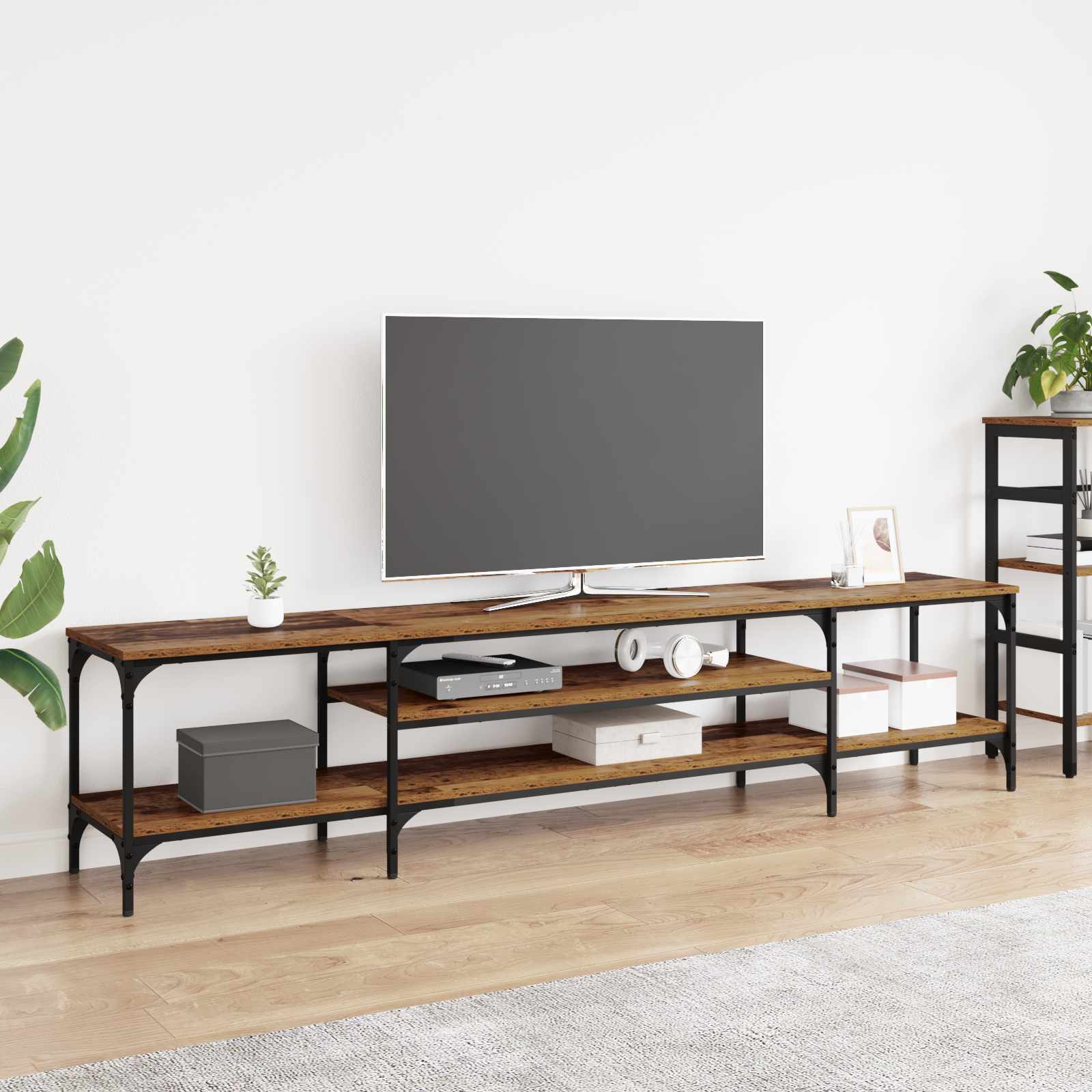 Ντουλάπι TV Παλιό Ξύλο 201 x 35 x 45 εκ. - Pakobazaar