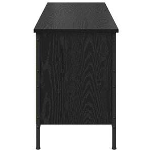 Ντουλάπα Παπουτσιών με ράφι Μαύρη Οξυά 131 x 35 x 50 εκ - Pakobazaar