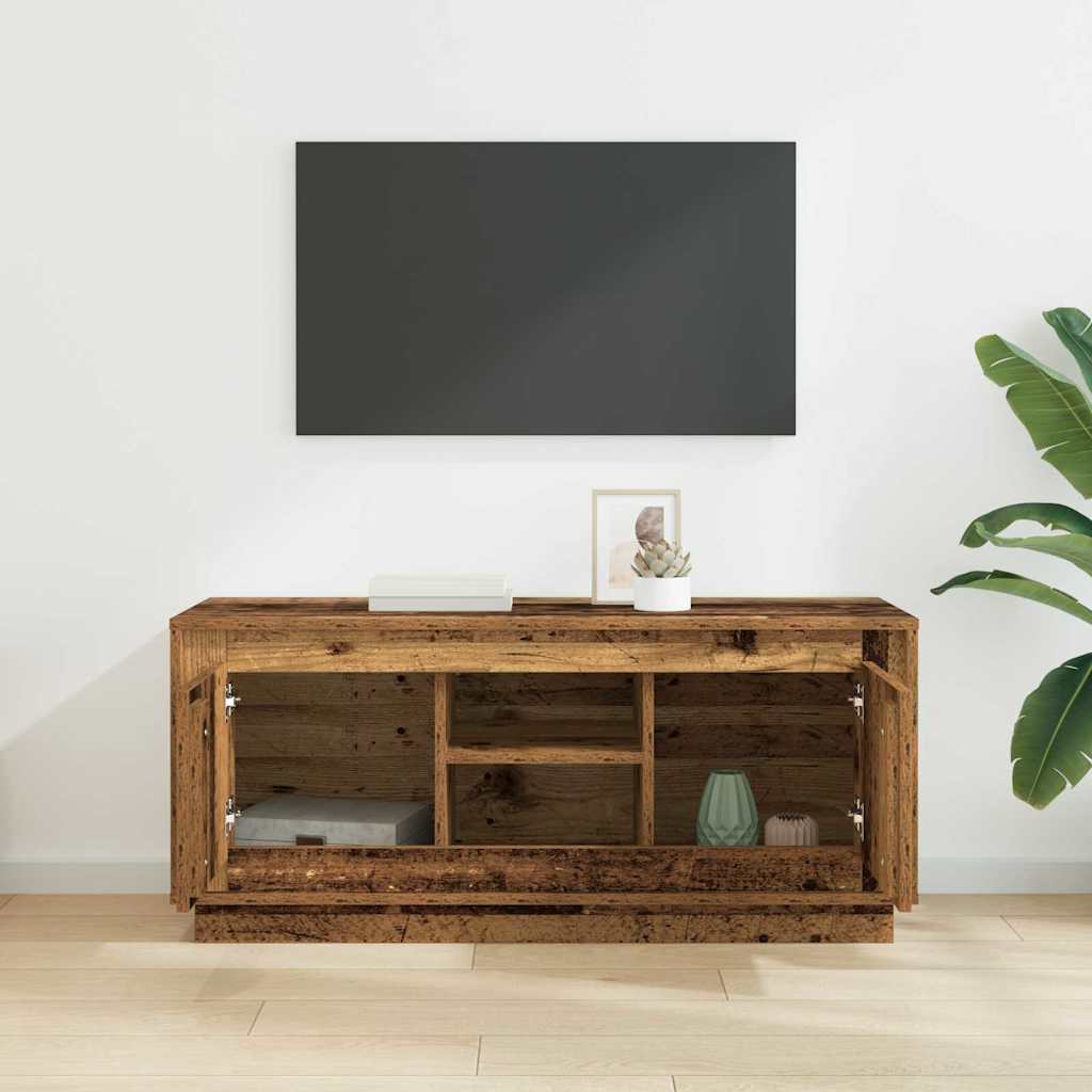 Ντουλάπι TV Παλιό Ξύλο 102 x 35 x 45 εκ. Επεξεργασμένο ξύλο