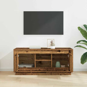 Ντουλάπι TV 102 x 35 x 45 εκ. Παλιό Ξύλο Επεξεργασμένο Ξύλο