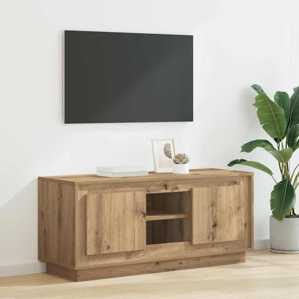 Ντουλάπι TV Artisan Oak 102 x 35 x 45 εκ. Επεξεργασμένο ξύλο - Pakobazaar