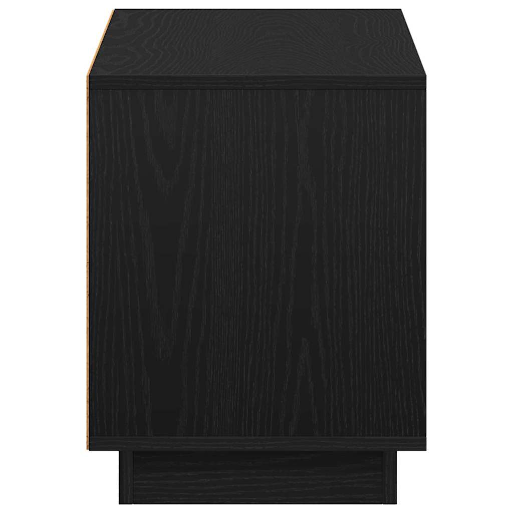 Ντουλάπι TV Μαύρη Οξυά 102 x 35 x 45 εκ. Επεξεργασμένο ξύλο