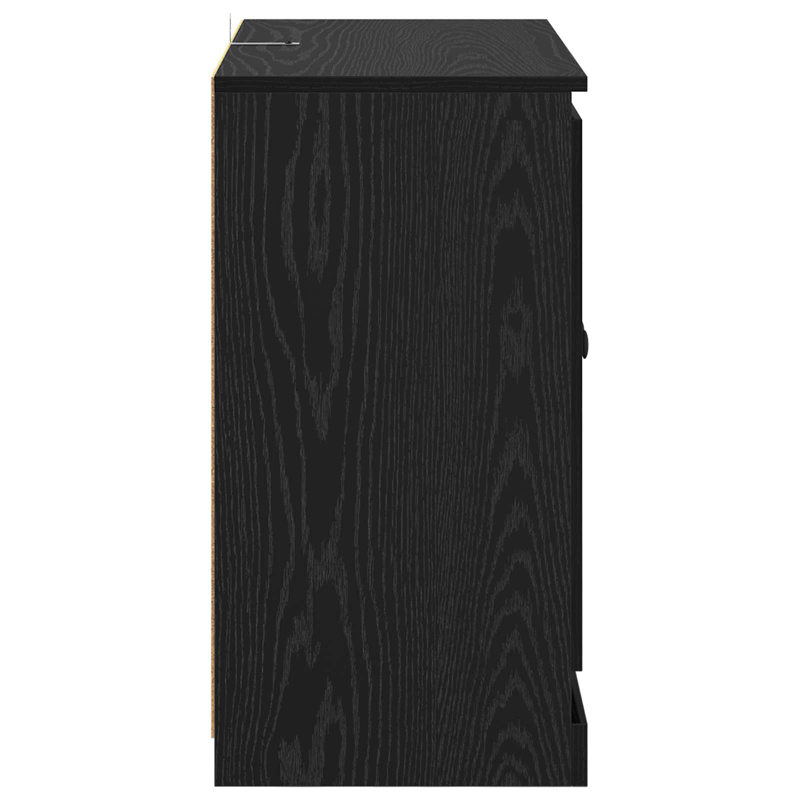 Πλαϊνό γραφείο Μαύρη Οξυά 70 x 35,5 x 67,5 εκ. - Pakobazaar