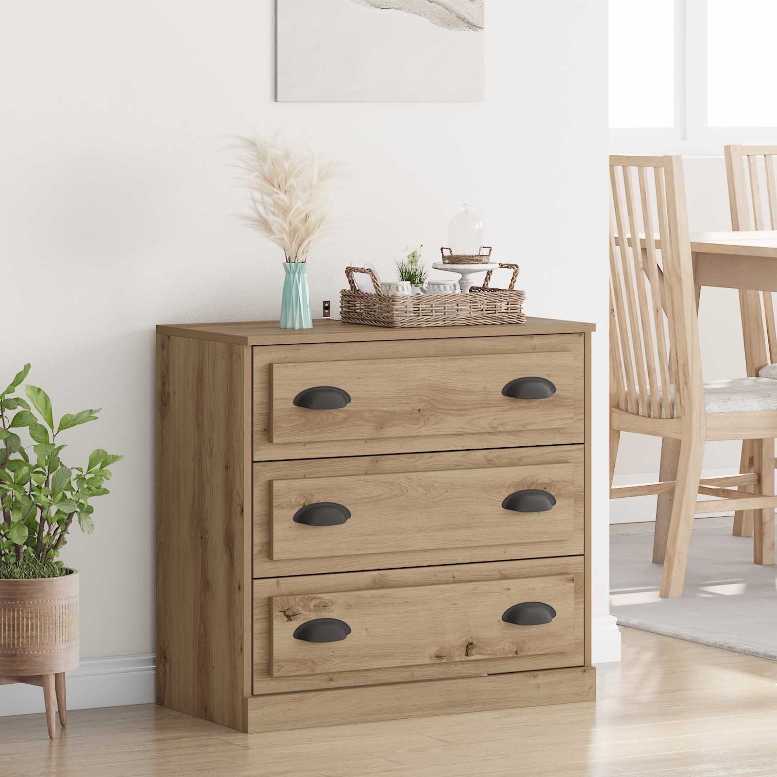 Πλαϊνό γραφείο με συρτάρι Artisan Oak 70 x 35,5 x 67,5 εκ. - Pakobazaar