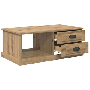 Τραπεζάκι σαλονιού με συρτάρι Artisan Oak 90 x 50 x 35 cm - Pakobazaar
