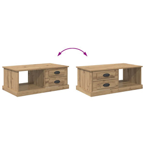 Τραπεζάκι σαλονιού με συρτάρι Artisan Oak 90 x 50 x 35 cm - Pakobazaar