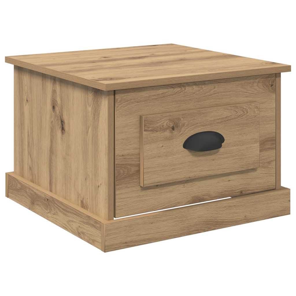 Τραπεζάκι σαλονιού με συρτάρι Artisan Oak 50 x 50 x 35 cm - Pakobazaar