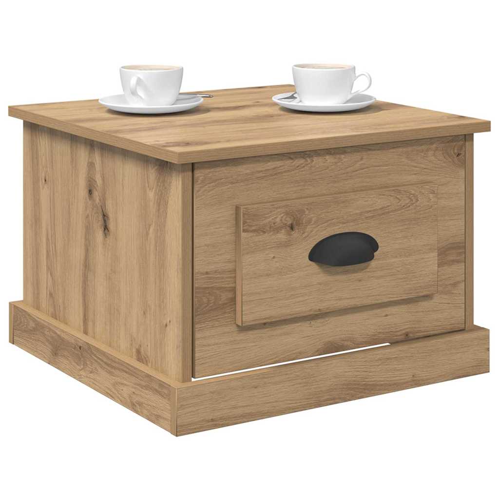 Τραπεζάκι σαλονιού με συρτάρι Artisan Oak 50 x 50 x 35 cm - Pakobazaar